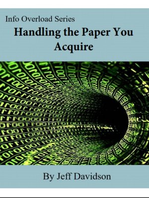 cover image of Handling the Paper You Acquire